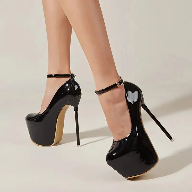 17CM Extreme High Heels Women Party Wedding Banquet Stiletto Shoes