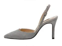 2020 Hot Sale Shoes Woman Thin High Heels Point Toe Slingbacks Solid Flock Office Ladies Work Sexy Dress Sandals Wedding Heels