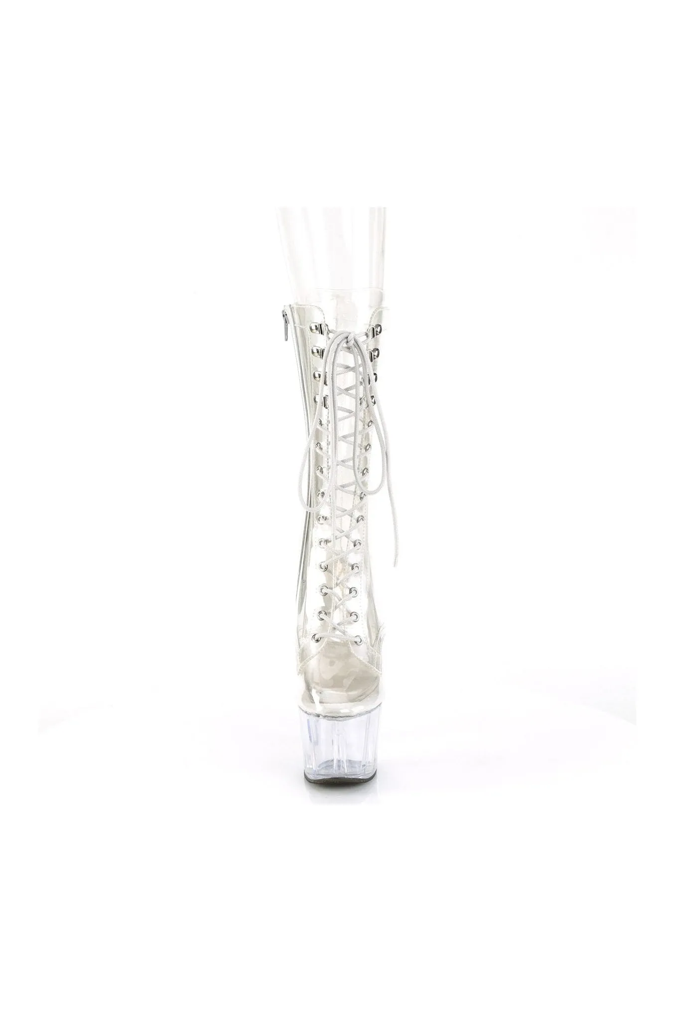 ADORE-1050C Ankle Boot | Clear Vinyl