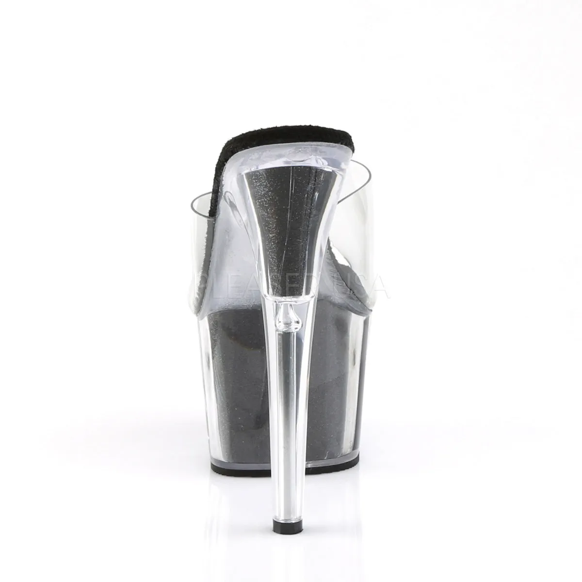 ADORE-701G  Clear/Black Glitter