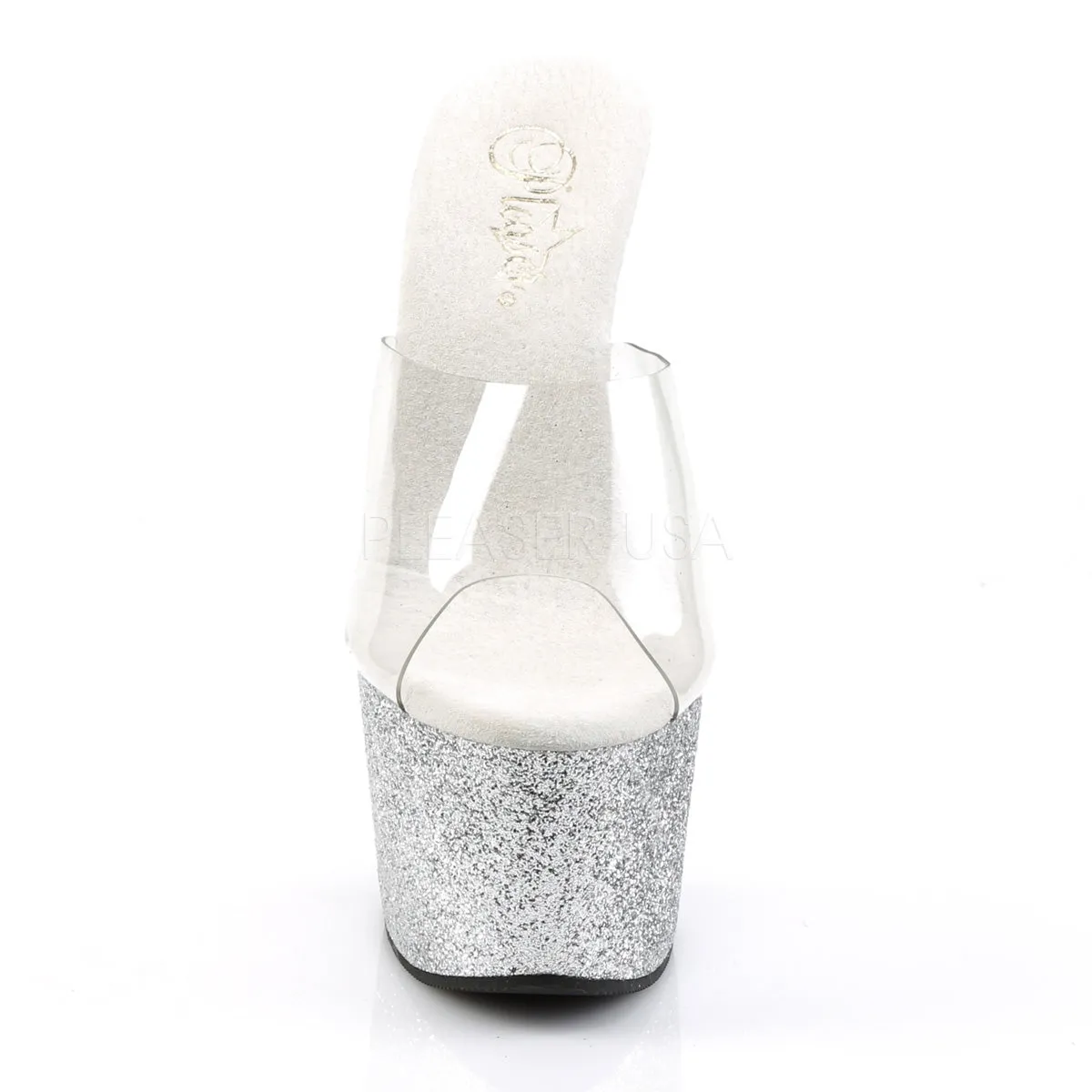 ADORE-701SDG  Clear/Silver Glitter