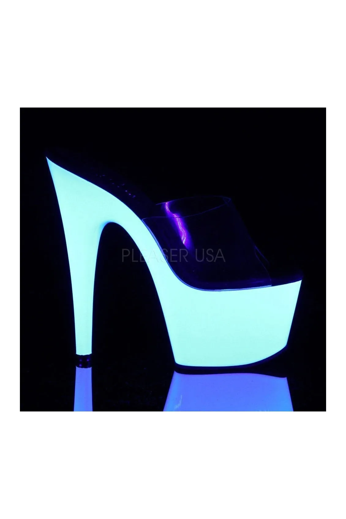 ADORE-701UV Platform Slide  | Clear Vinyl