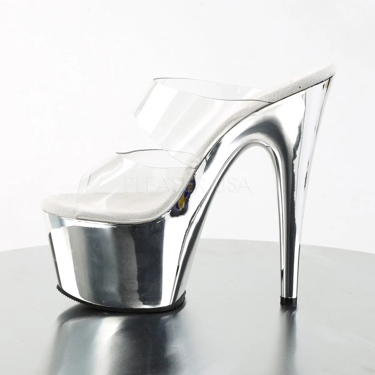 ADORE-702  Clear/Silver Chrome