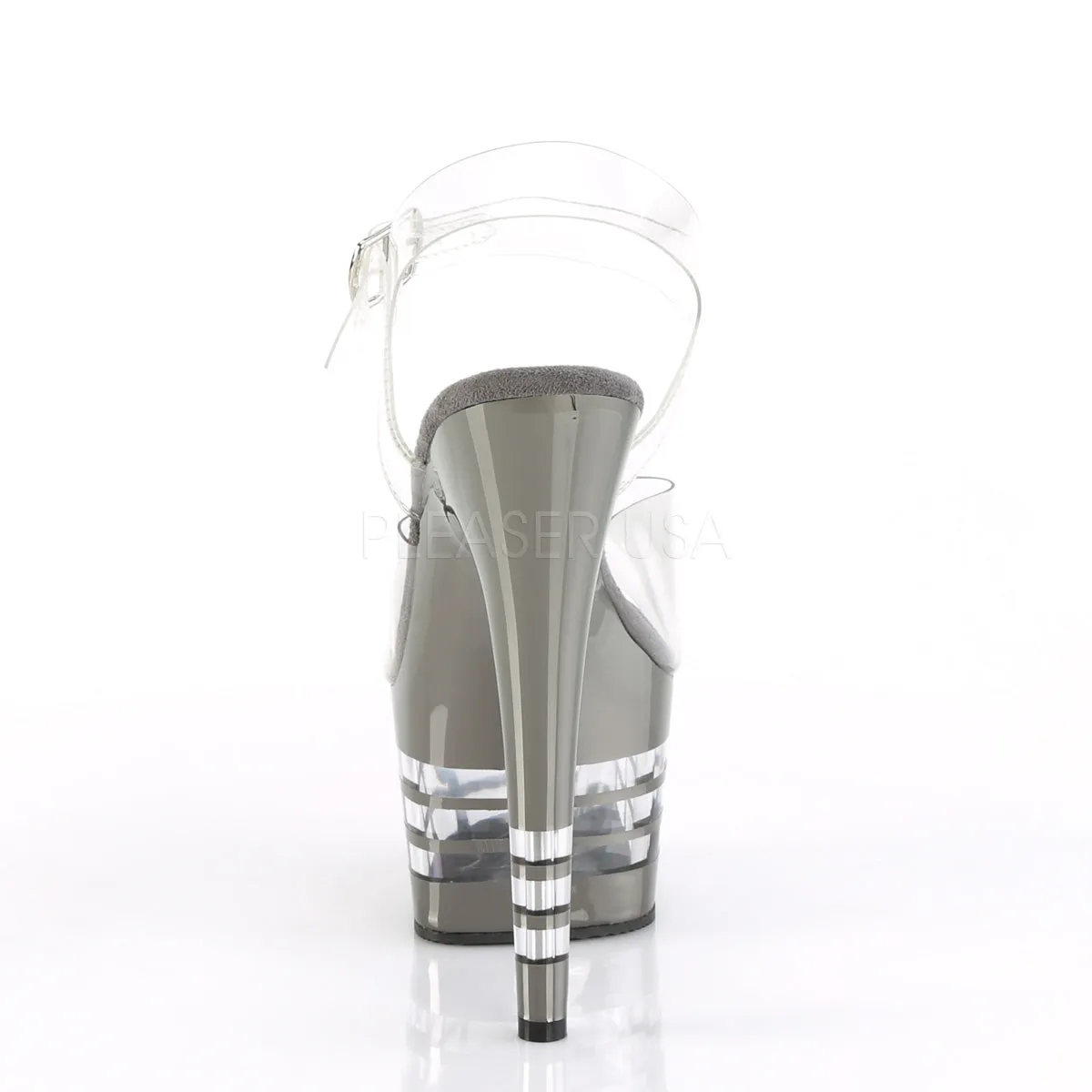 ADORE-708CHLN  Clear/Pewter Chrome