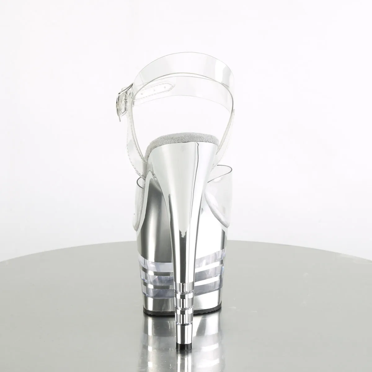 ADORE-708CHLN  Clear/Silver Chrome