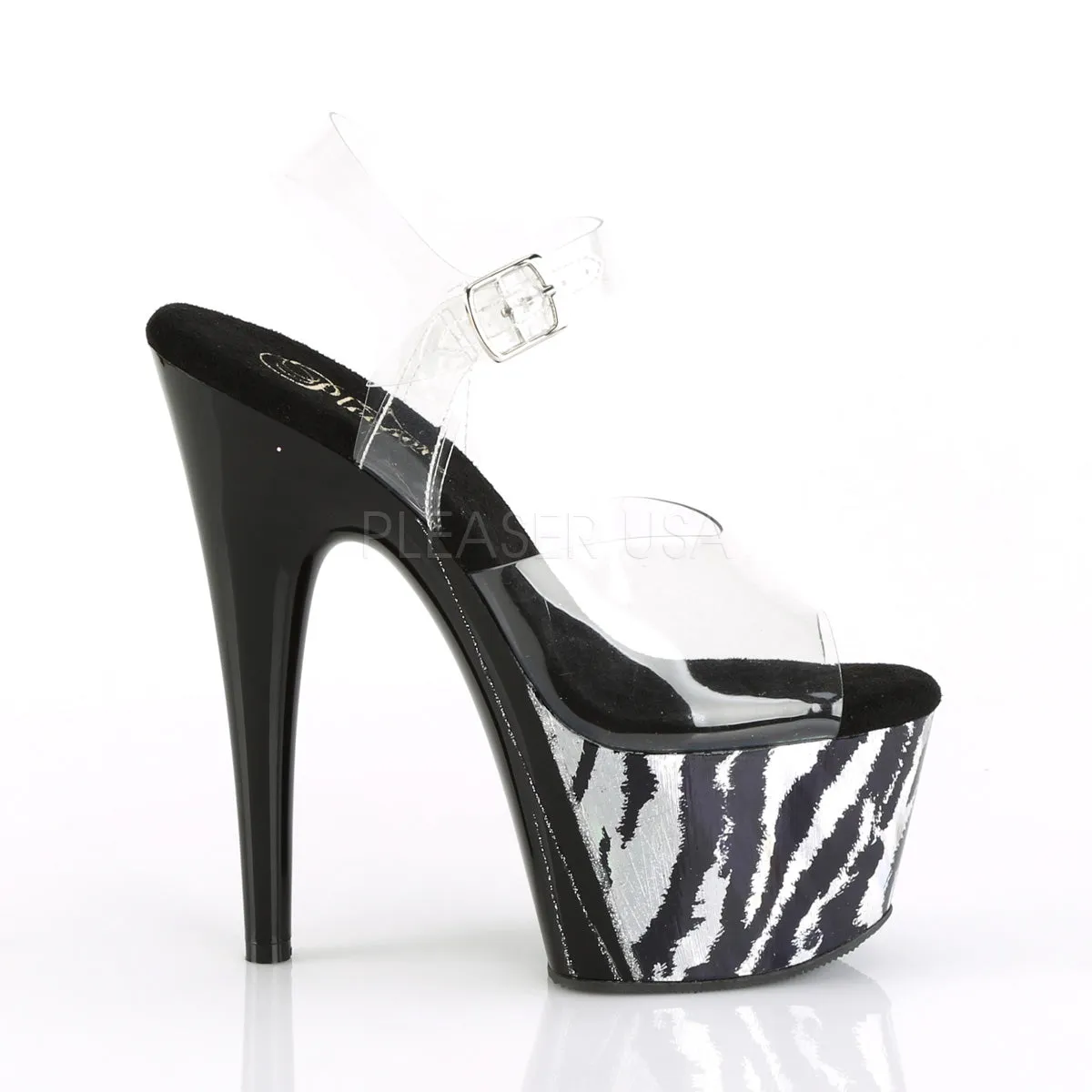 ADORE-708HP-2  Clear/Black-Silver Hologram