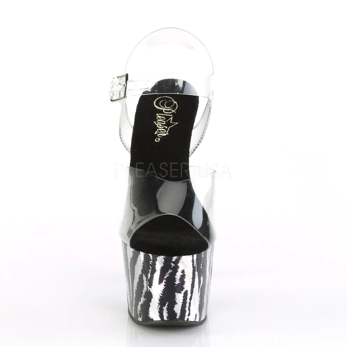 ADORE-708HP-2  Clear/Black-Silver Hologram