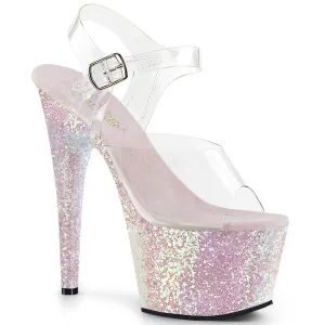 ADORE-708LG  Clear/Opal Multi Glitter