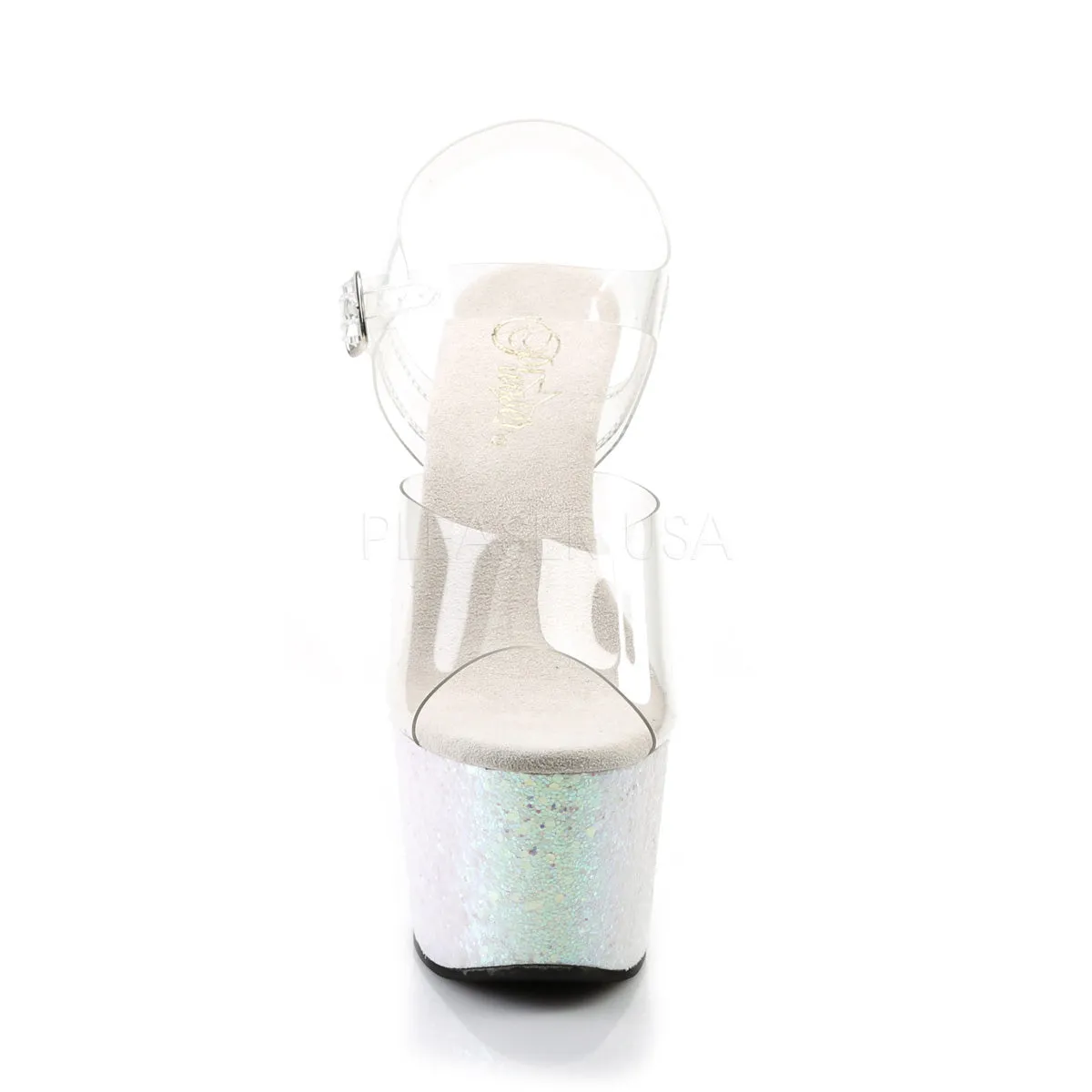 ADORE-708LG  Clear/Opal Multi Glitter