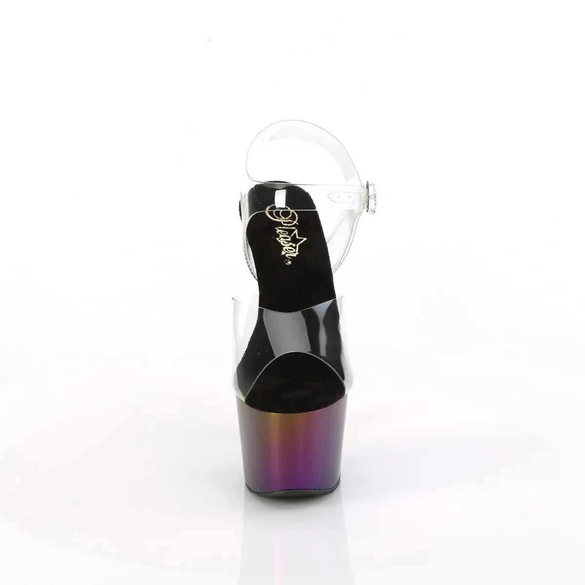 ADORE-708MCH  Clear/Purple-Green Matte Chrome