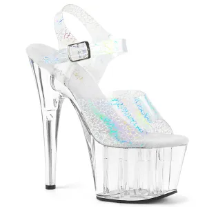 ADORE-708N-CK  Silver Cracker Hologram TPU/Clear