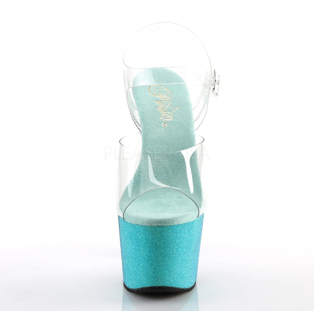ADORE-708OMBRE  Clear/Aqua-Blue Ombre