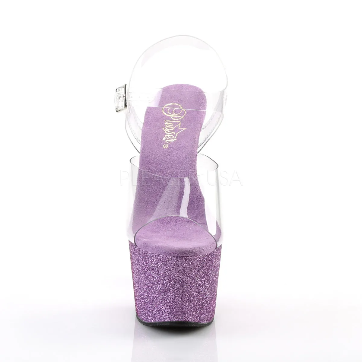 ADORE-708OMBRE  Clear/Fuchsia-Blue Ombre