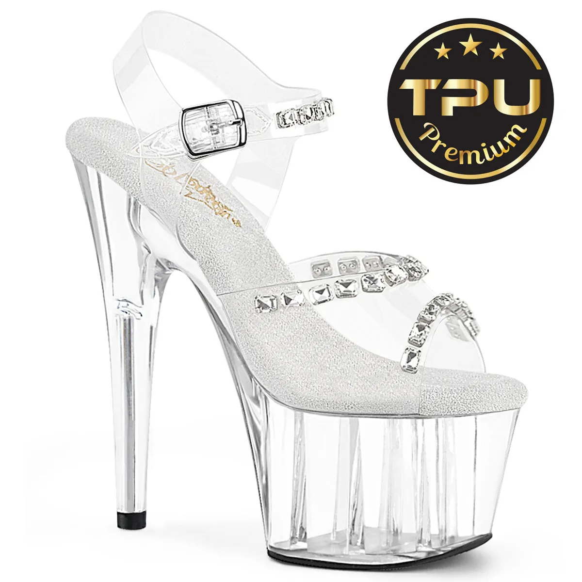 ADORE-708PREM-STN  Clear TPU/Clear