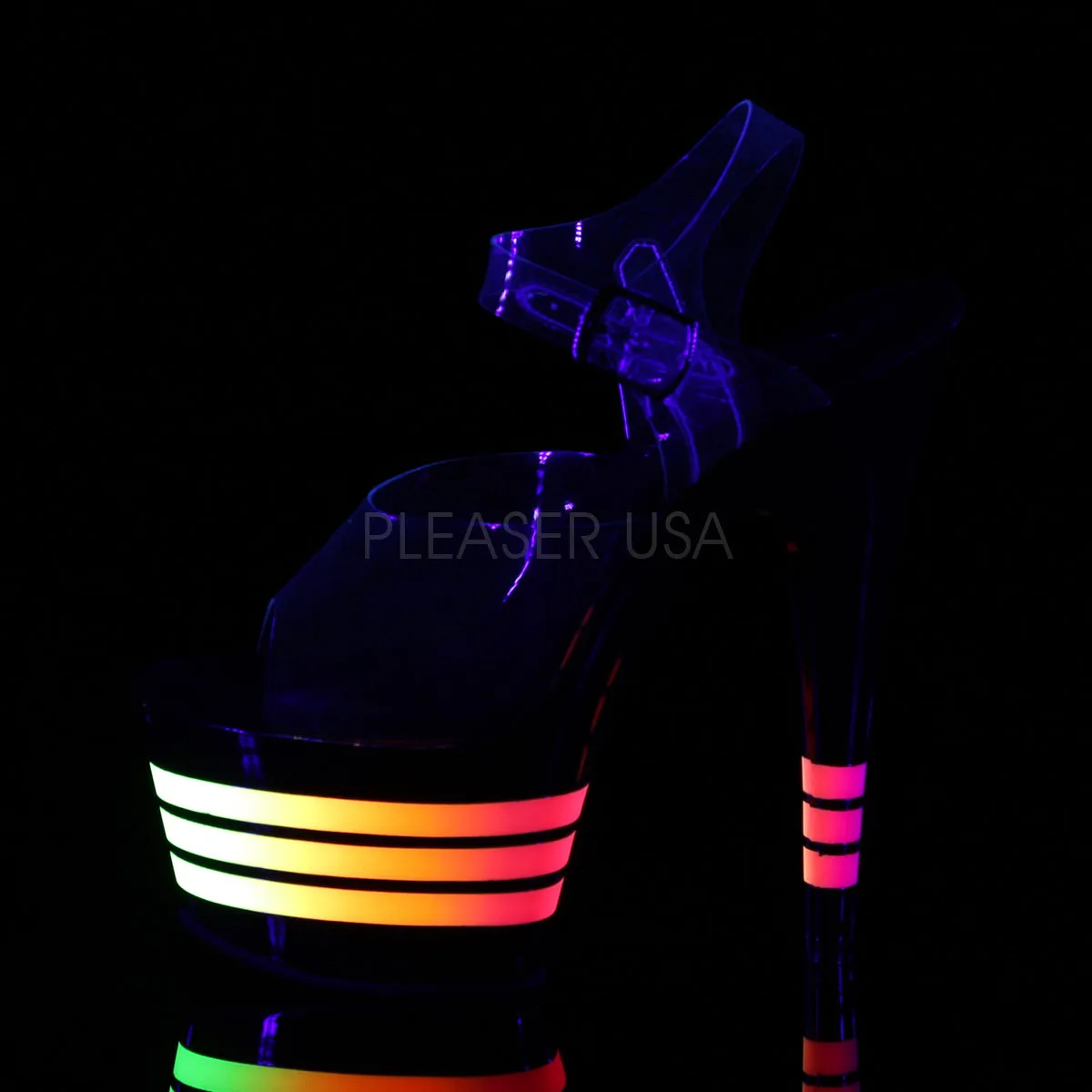 ADORE-708UVLN  Clear/Black-Neon
