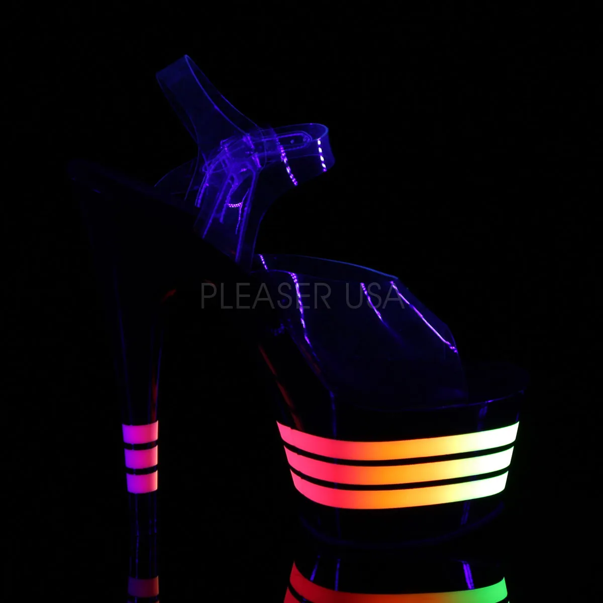 ADORE-708UVLN  Clear/Black-Neon