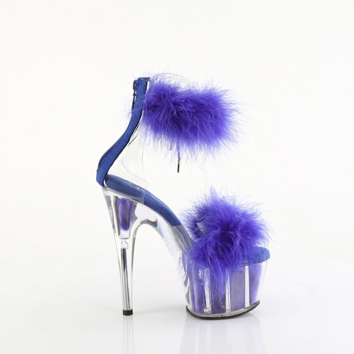 ADORE-724F  Clear-Royal Blue Fur/M