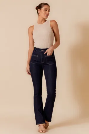 AJD0996DARK SYDNEY BOOTCUT