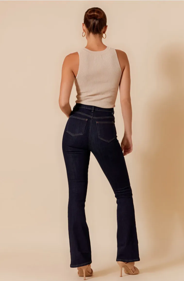 AJD0996DARK SYDNEY BOOTCUT