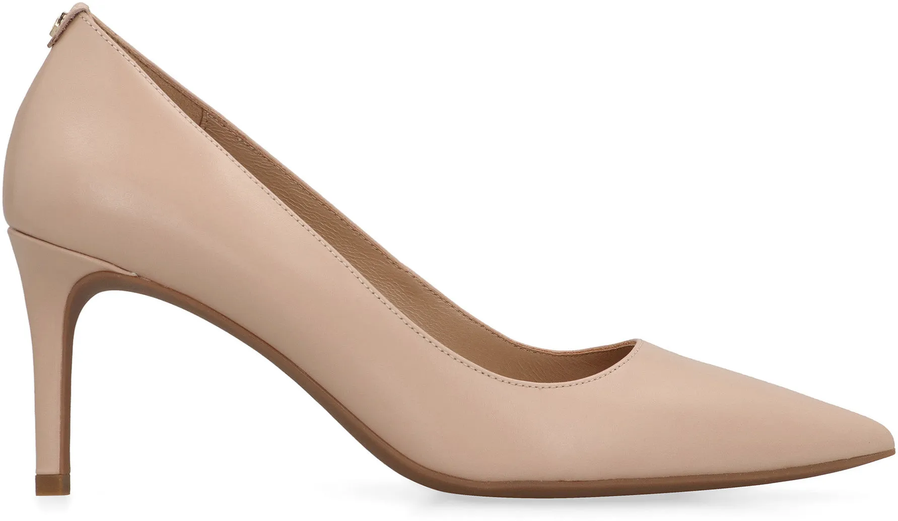 Alina leather pointy-toe pumps