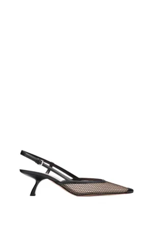 Andrea 50 Mesh Slingbacks
