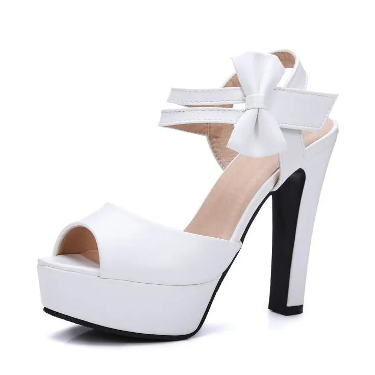 Ankle Bow Sandals