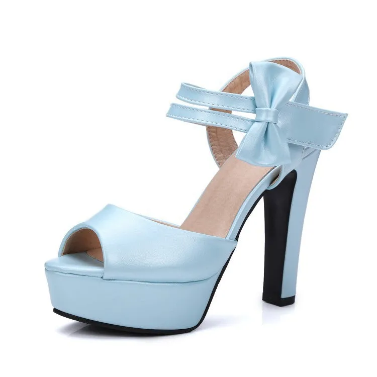 Ankle Bow Sandals