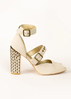 Aquaria High Heel in Ivory