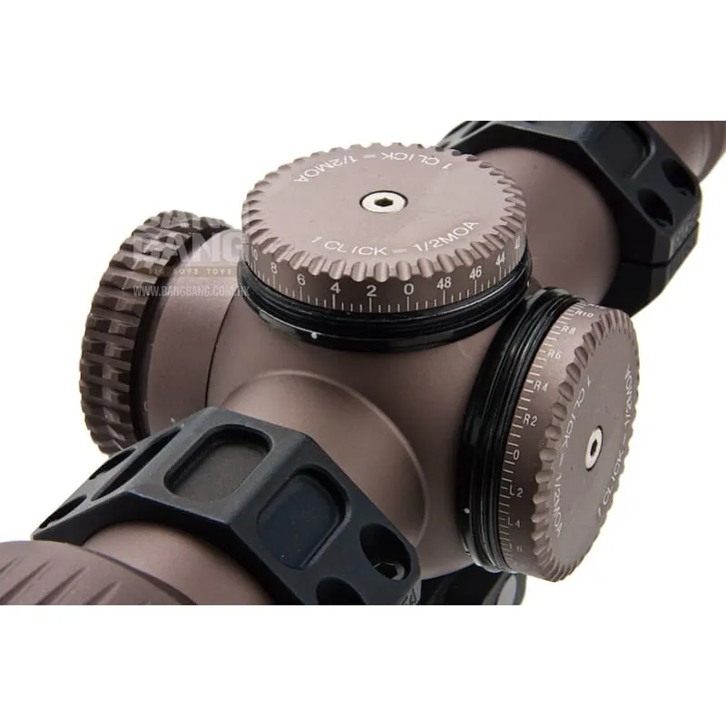 ARES 1-6 x 24 Illuminated Airsoft Scope w/ Scope Mount - Bronze