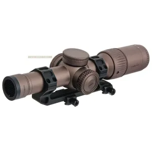 ARES 1-6 x 24 Illuminated Airsoft Scope w/ Scope Mount - Bronze
