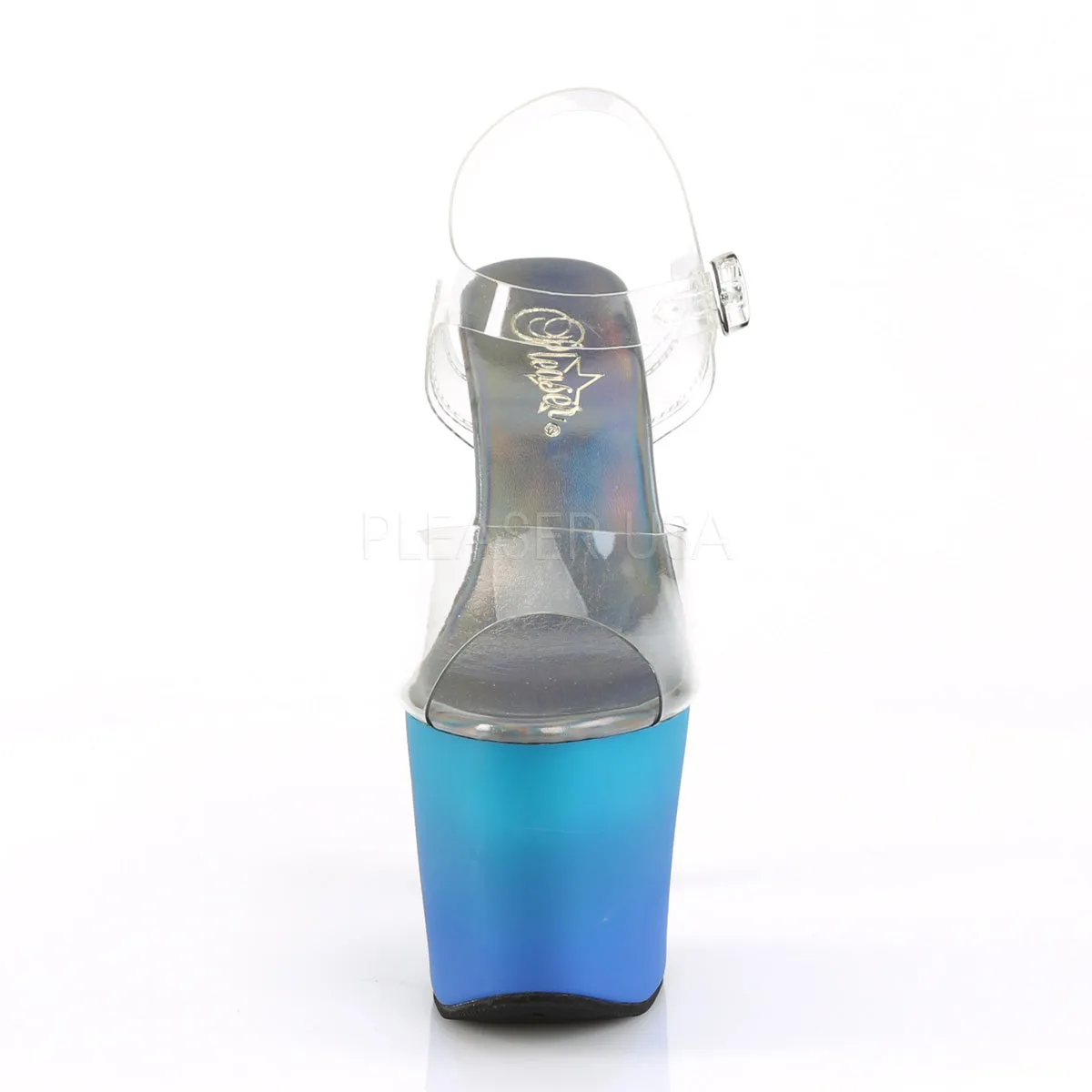 ARIEL-708OMBRE  Clear/Green-Blue Ombre