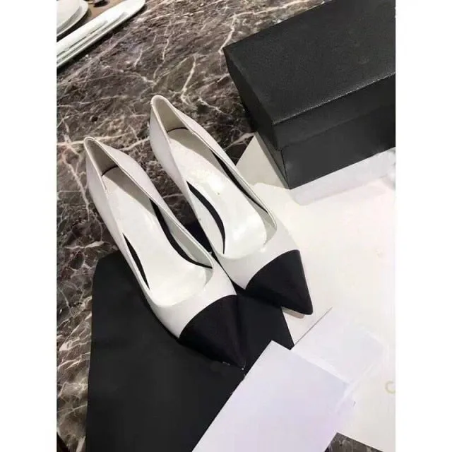 autumn color matching stiletto pumps