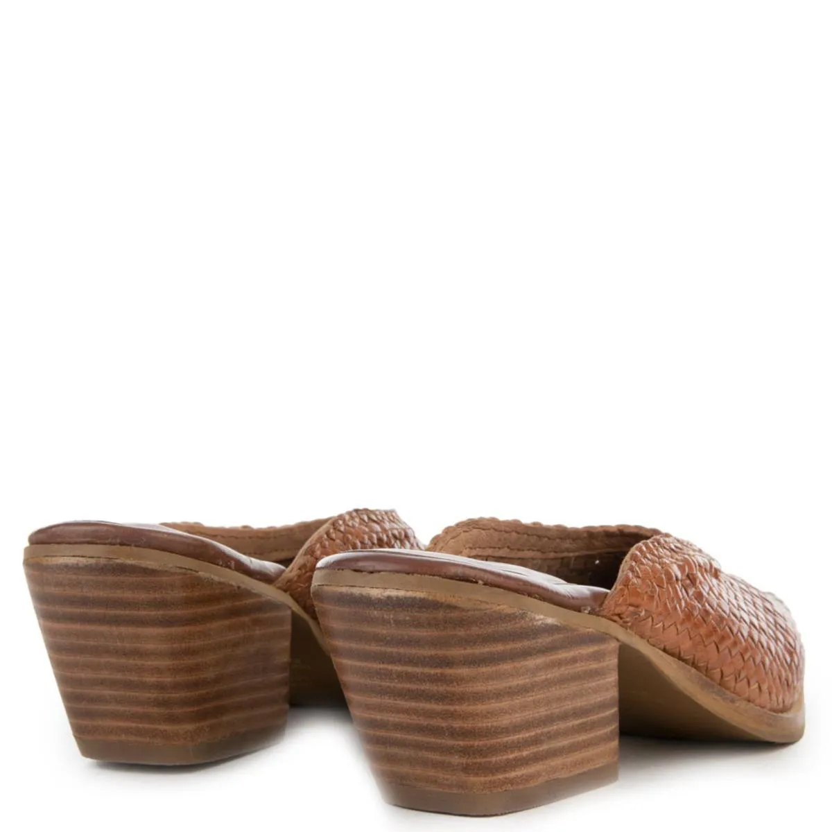Avanti Tan Weave Mule Tan