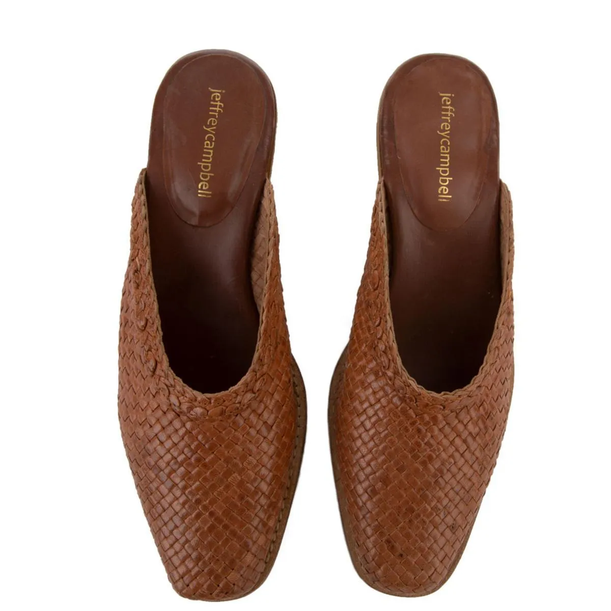 Avanti Tan Weave Mule Tan