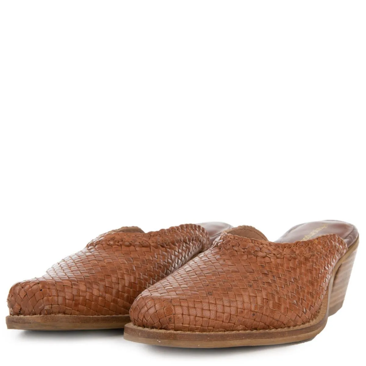 Avanti Tan Weave Mule Tan