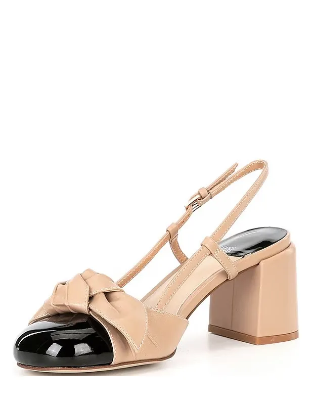 Babydoll™ – Beige Slingback Heels