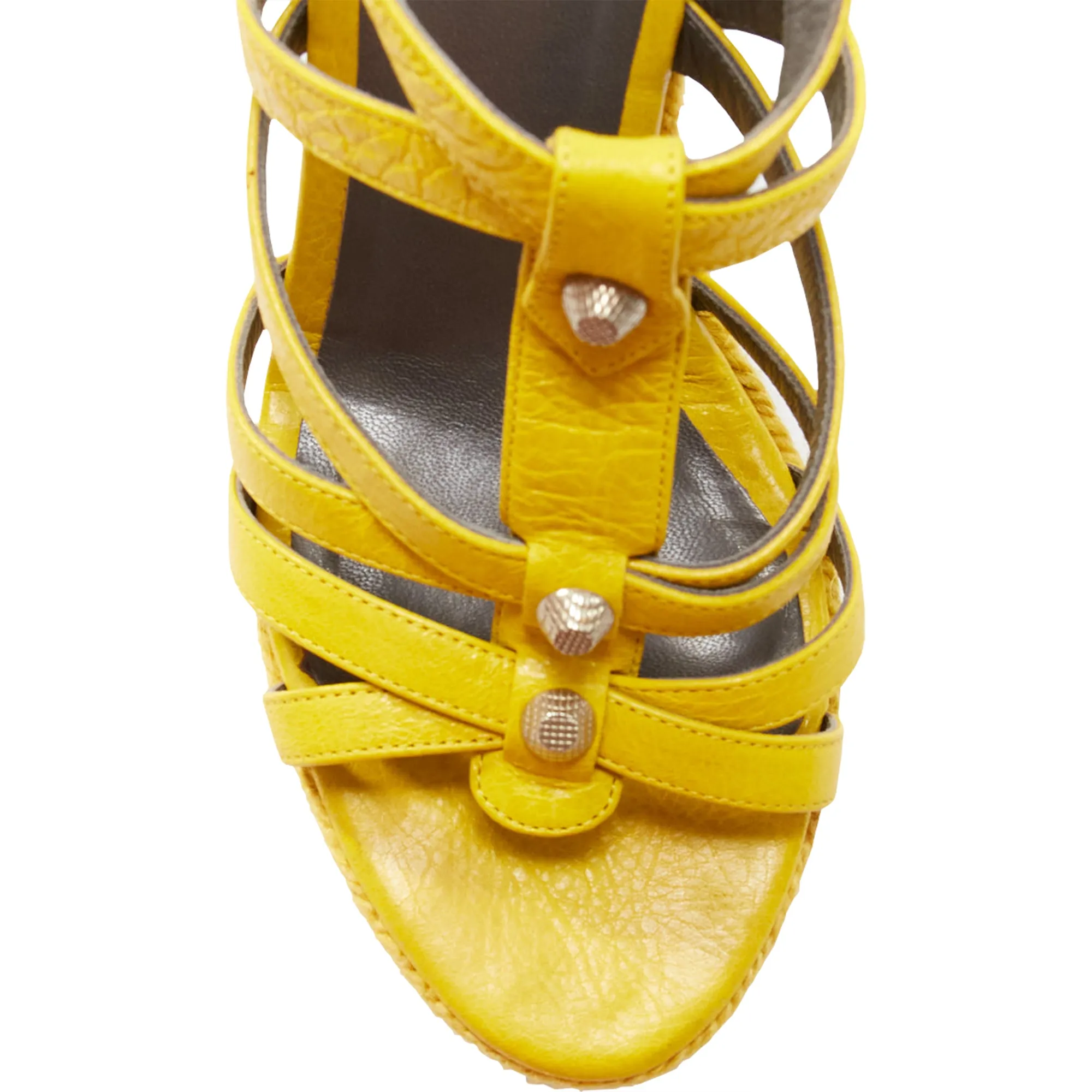 Balenciaga Arena studded espadrille wedge heel