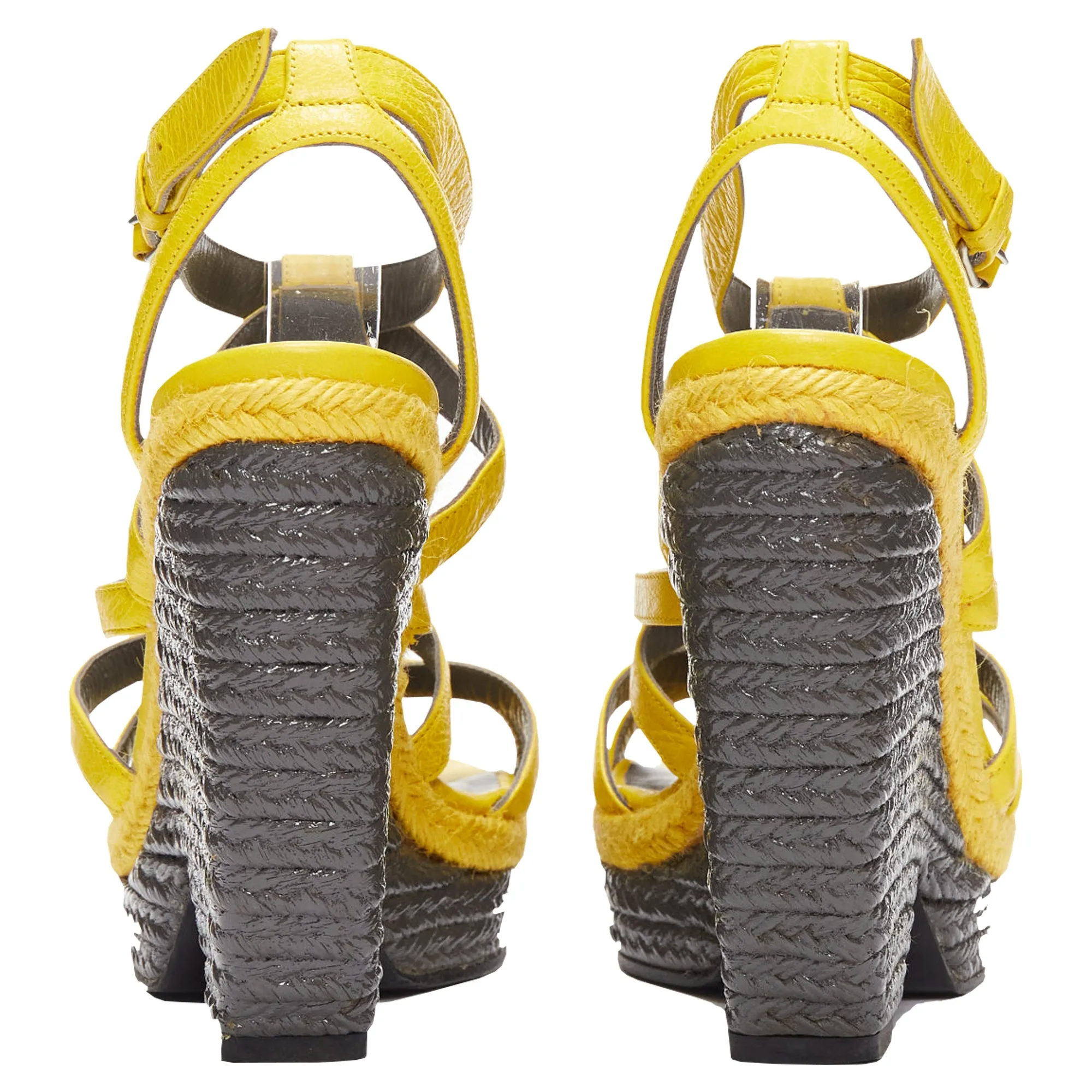 Balenciaga Arena studded espadrille wedge heel