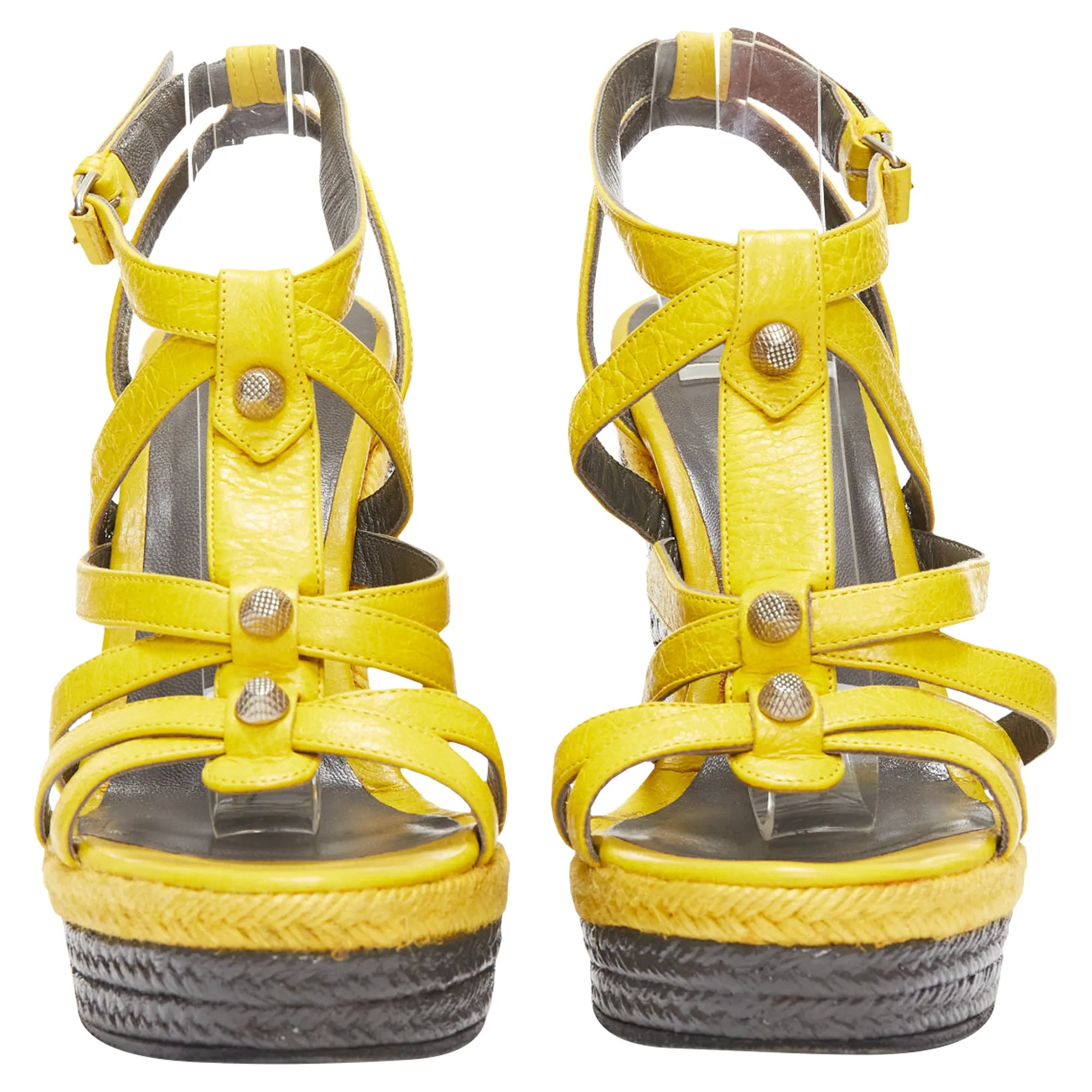 Balenciaga Arena studded espadrille wedge heel