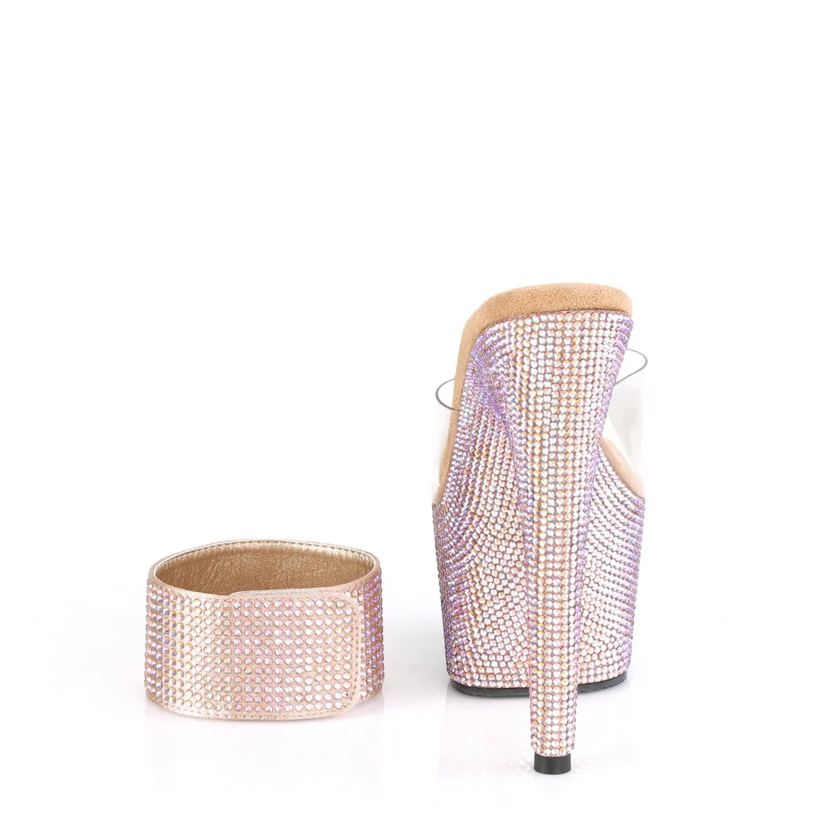 BEJEWELED-712RS  Clear/Rose Gold Multi RS