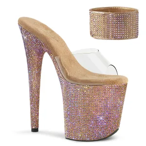 BEJEWELED-812RS  Clear/Rose Gold Multi RS