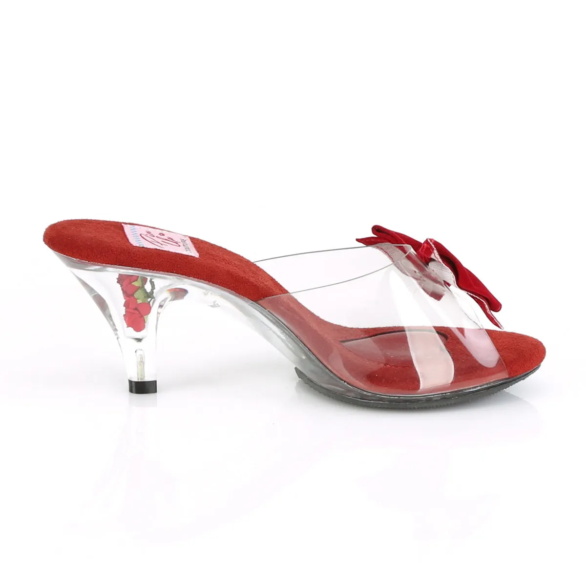 BELLE-301BOW  Clear-Red/Clear