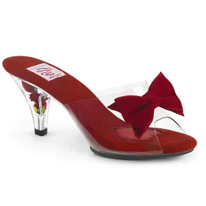 BELLE-301BOW  Clear-Red/Clear