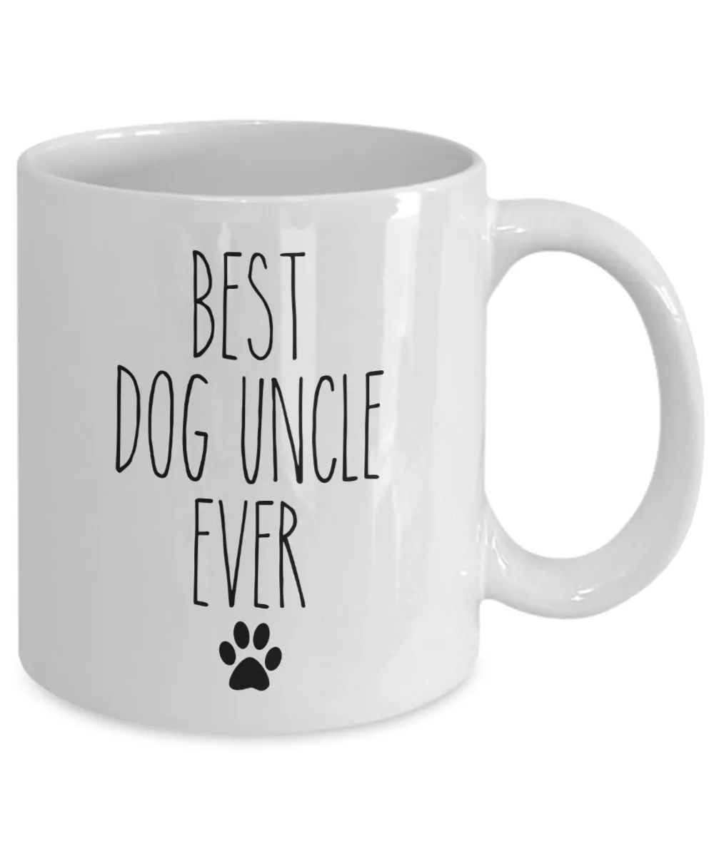 Best Dog Uncle Ever Mug Coffee Cup Funny Gift