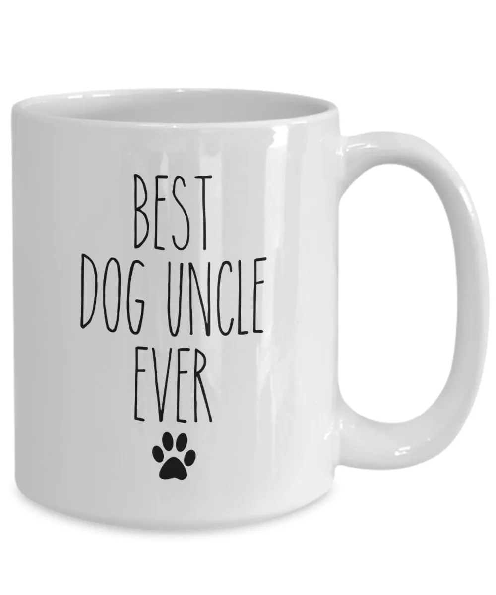 Best Dog Uncle Ever Mug Coffee Cup Funny Gift