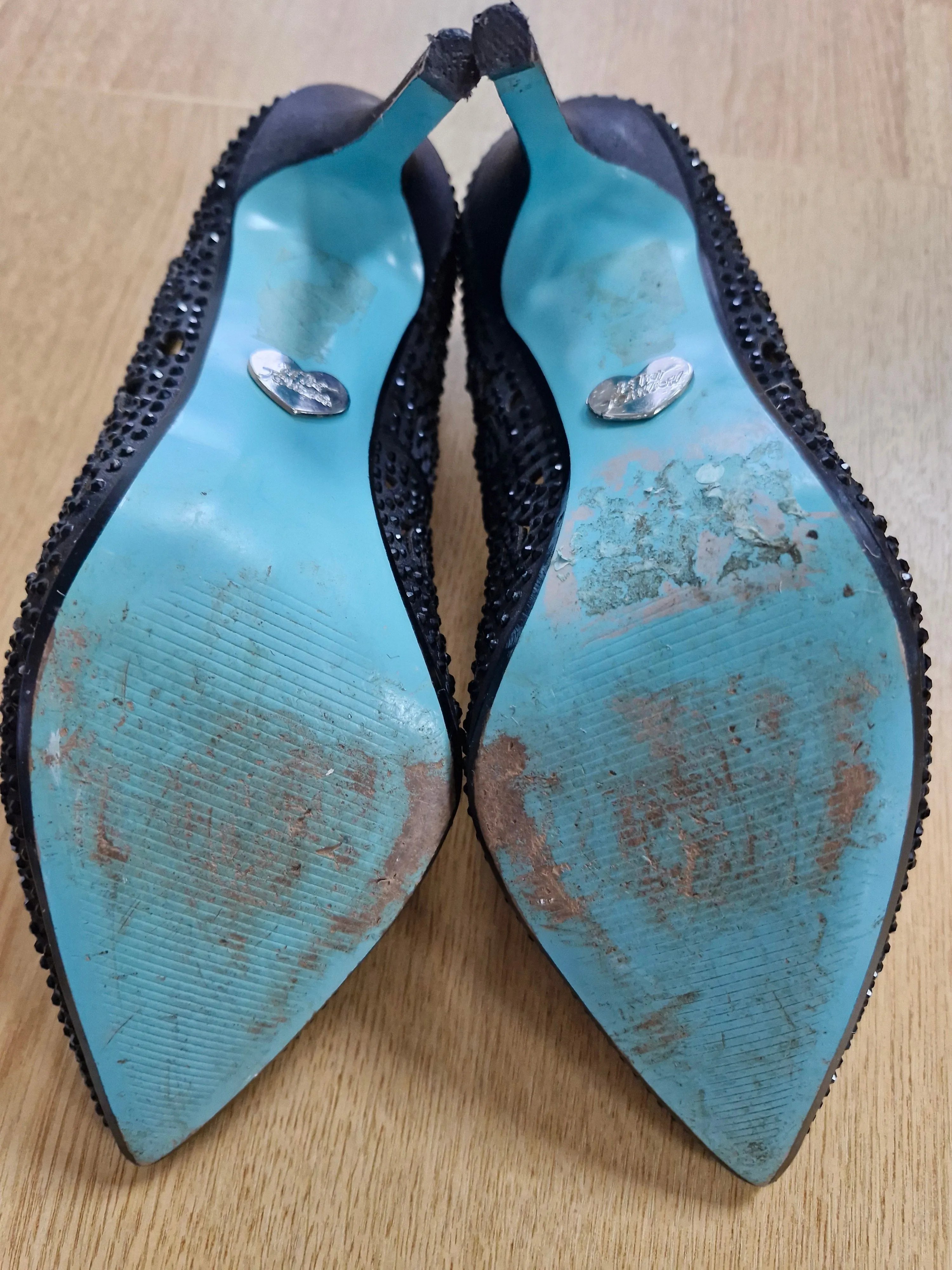 Black Betsy Johnsons, well worn UK6