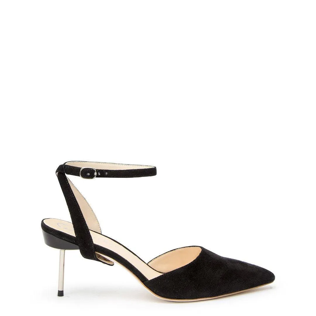 Black Suede Stiletto   Marilyn