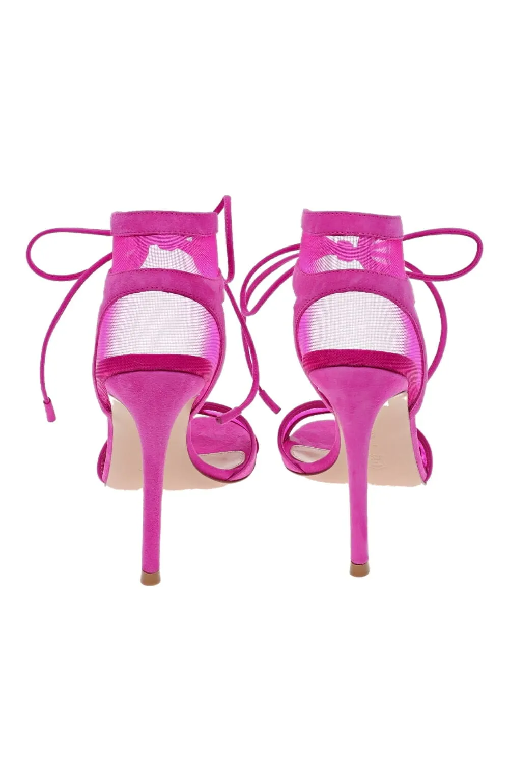 Bloom Lace Up Stiletto Heel