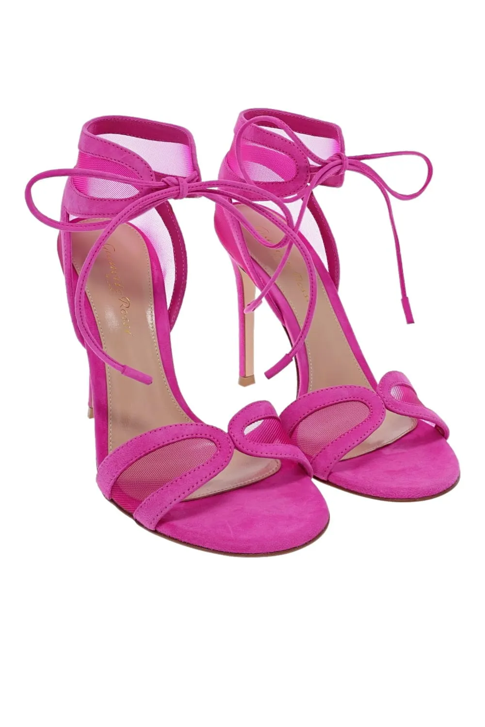Bloom Lace Up Stiletto Heel