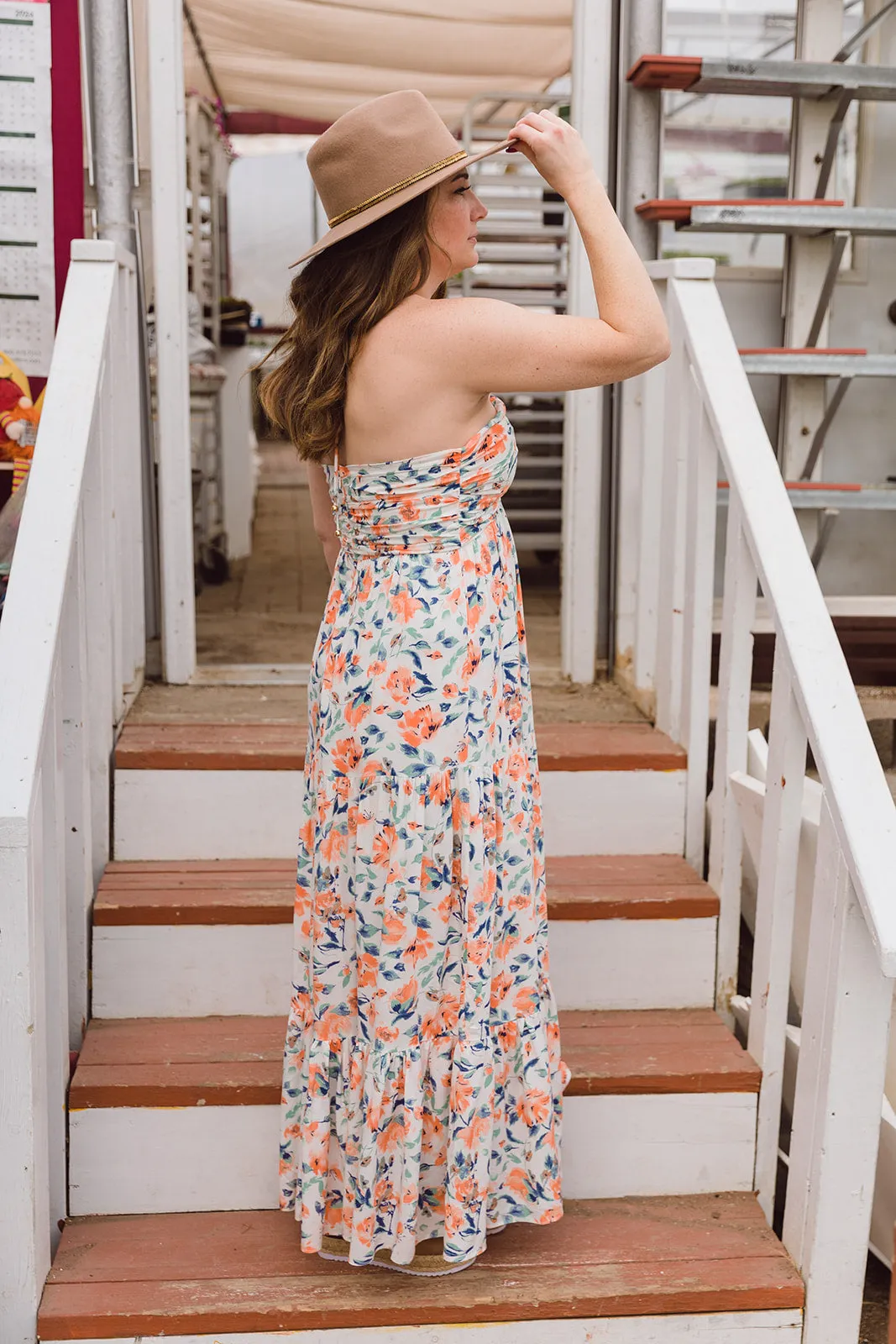 Britney Halter Tie Maxi Dress